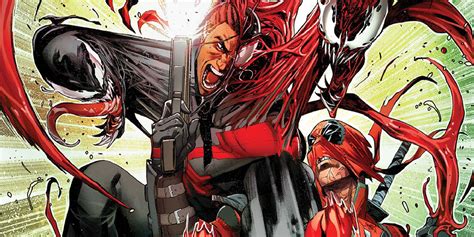 Marvel Pits A Venom And Carnage Infected Miles Morales Against Deadpool