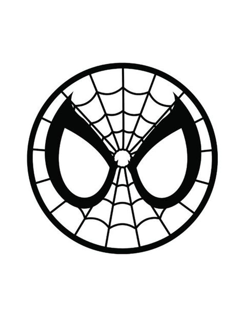 Spiderman Head Logo Marvel Comics - Car Decal, Yeti Decal, Computer
