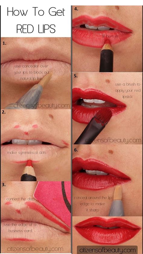 Perfect Red Lips Tutorial Alldaychic
