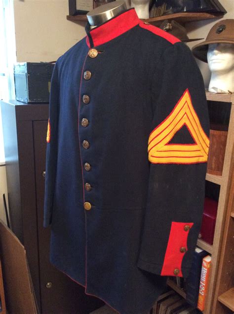 Usmc Enlisted Full Dress Uniform With Quarter Master Chevrons 1904 1912