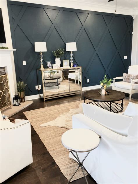How To Create A Diamond Accent Wall Whimsical September Accent