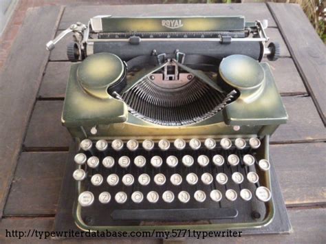 1931 Royal P On The Typewriter Database