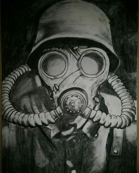 Toxic Mask Drawing Mask Drawing Drawings Character Design