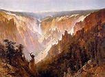 The Grand Canyon of the Yellowstone - Thomas Hill - WikiArt.org ...
