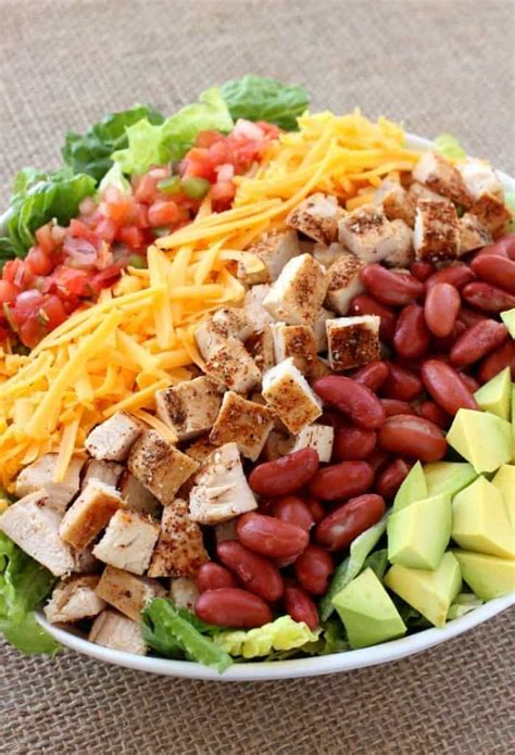 Chopped Chicken Taco Salad Mantitlement