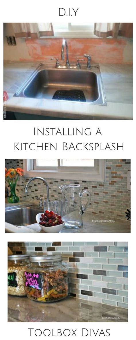 The detail, texture, and finish of the perfect tile. How To Install a Kitchen Tile Backsplash The Easy Way - ToolBox Divas | Diy kitchen, Diy kitchen ...