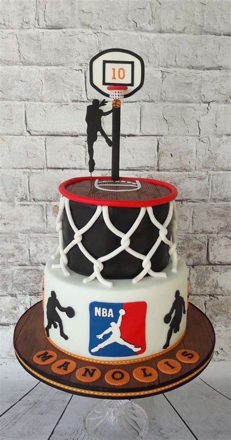 Nba Basketball Cake Basketball Cake Basketball Birthday Cake