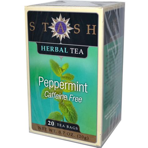 Stash Tea Premium Peppermint Herbal Tea Caffeine Free 20 Tea Bags 0