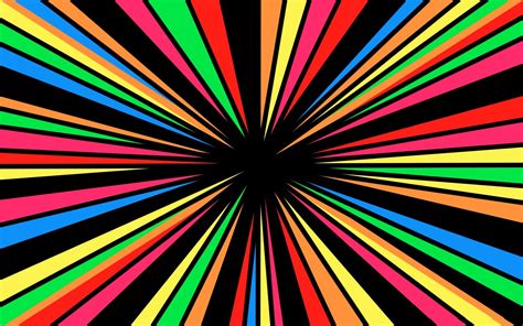 Download Rainbow Colorful Abstract Stripes Hd Wallpaper