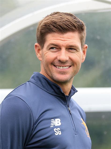 Steven Gerrard To Rangers Fans Say Happy Steven Gerrard Day With