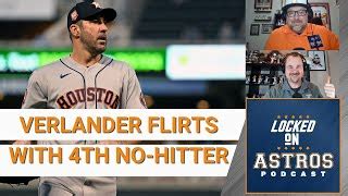 Astros Justin Verlander Flirts With 4th No Hitter Against Twins As