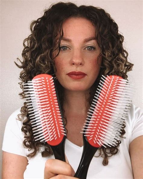 How To Choose The Right Denman Brush For Your Curls Curly Hair Brush Denman Brush Brushed