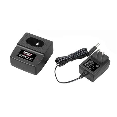 Task Force 18v Charger And Charger Base In The Power Tool Battery