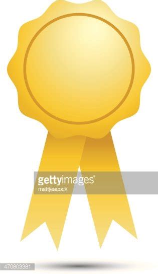 Gold Rosette Stock Clipart Royalty Free Freeimages