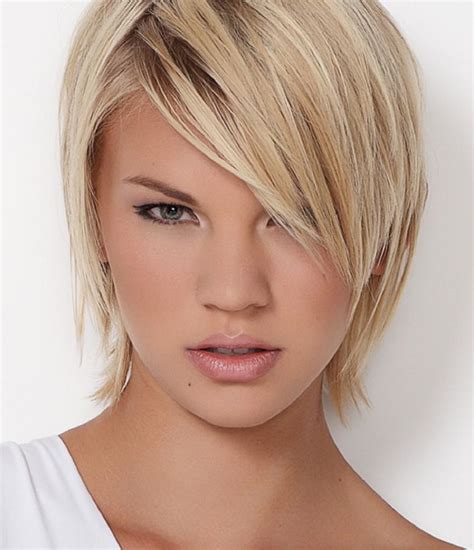 Short Hair For Round Face Rockwellhairstyles