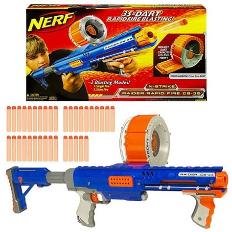 Nerf Raider Rapid Fire Cs 35 Blaster Hasbro Nerf Roleplay At