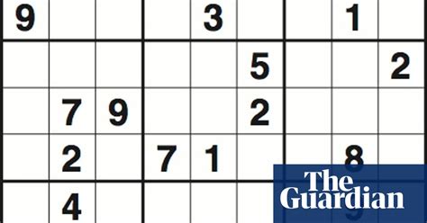 Sudoku 3267 Hard Life And Style The Guardian