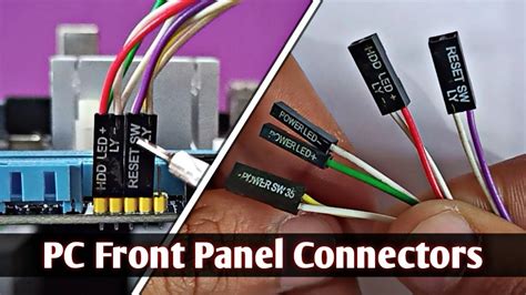 Front Panel Connection In Motherboard Cpu Ke Front Panel Ka