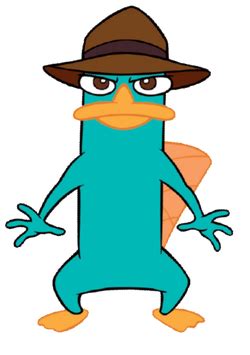 Baby platypus print this is a print of my original watercolor painting. Agent P! - Perry The Platypus!