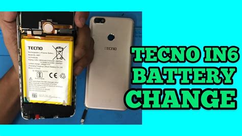 Tecno In6 Battery Replacement Tecno In6 Battery Change Battery
