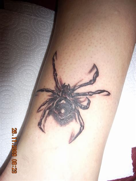 3d Tattoos Of Black Widow Spider