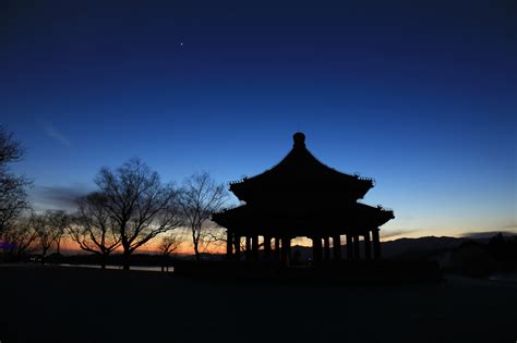 Beautiful Sunset Scenes At Beijings Summer Palace Global Times