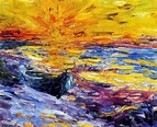 Emil Nolde Tramonto | Emil nolde, Expressionism painting, Painting