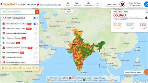 India reported its first case of this coronavirus in late january in the southern state of kerala. MapmyIndia COVID-19 guide helps locate nearby isolation ...