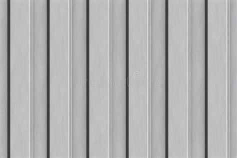 Corrugated Metal Panel Seamless Pattern Stock Illustration