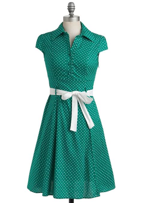 Hepcat Soda Fountain Dress In Clover Mod Retro Vintage Dresses