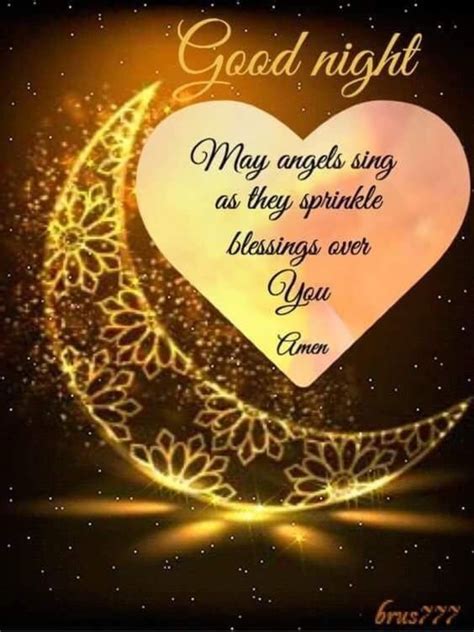 May Angels Sing As They Sprinkle Blessings Over You Amen Good Night Sweetie Xoxo S Good Night