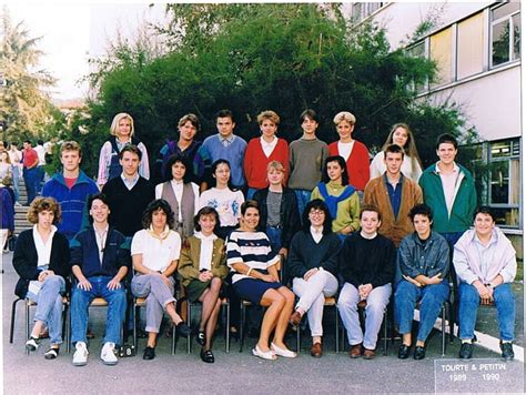 Le lycée comprend trois classes : Photo de classe 1ère G 1989 de 1989, Lycée Jean Moulin ...