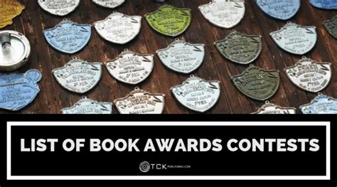 List Of Book Awards Contests Updated 2022 Tck Publishing