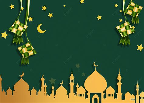 Background Hari Raya Idul Fitri 2021 Idul Fitri Green Star Enipes Himbi