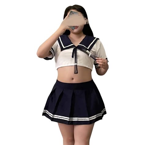 Xxxl Plus Size Porno Sexy Japanese Student Uniform Women Lingerie