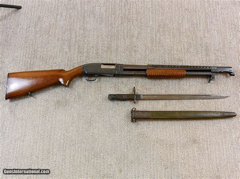 Winchester Model 12 Trench Shotgun With Original Winchester Bayonet