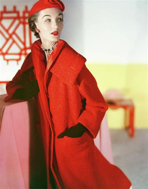 Evelyn Tripp Wearing Hattie Carnegie Photograph By Horst P Horst