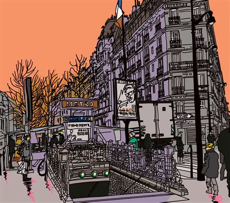 Here is our gallery of images to print and color of the capital of france, the difficulty level is high ! Paris and The Parisians - The Coloring Book