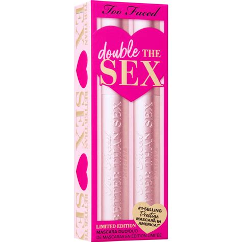 Too Faced Double The Sex Better Than Sex Mascara Duo T Sets Beauty And Health Shop The