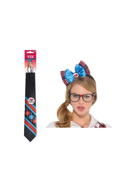 Nerd Woman Costume Accessory Kit Funny Costumes