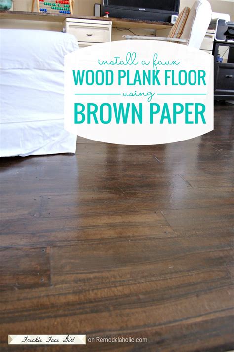 The Old Brown Paper Bag Floor Gets A Modern Farmhouse Update Install