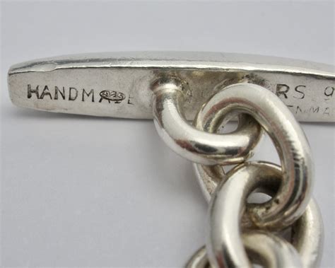Randers Sølvvarefabrik Heavy Silver Bracelet Denmark 1973 London