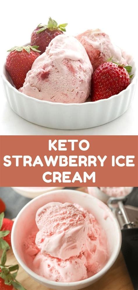 Homemade ice cream can be a pretty intimidating affair—but the results can be so worth it. Keto Strawberry Ice Cream | Recipe in 2020 | Keto meal ...