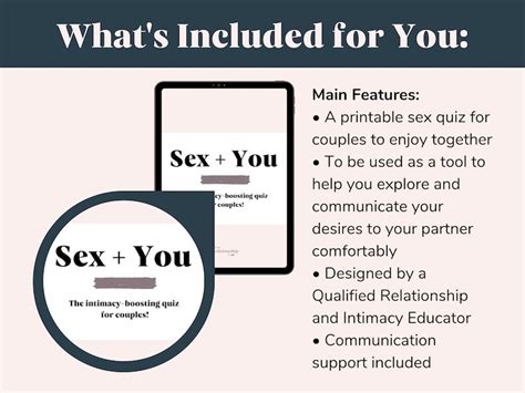 Printable Sex Game Couples Sex Quiz Intimacy Exercises Sex Etsy