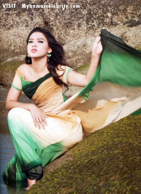 Myanmar Actress Aye Myat Thu S Beach Fashion