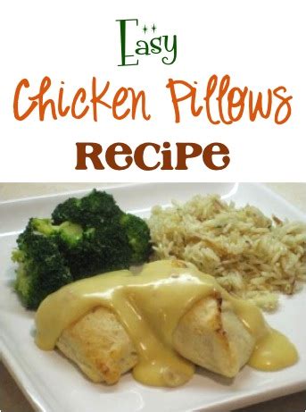 Add comfort and transform any couch, bed or chair into the perfect space! Easy Chicken Pillows Recipe - The Frugal Girls