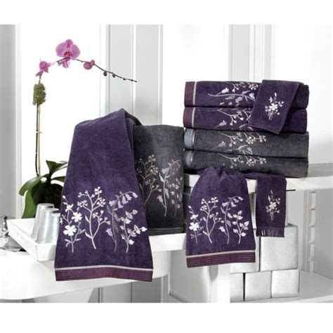 Enjoy free shipping & browse our great selection of bed & bath, bathroom shelving, bathroom vanity lighting and more! Decorative Bath and hand towels | Purple bathrooms ...