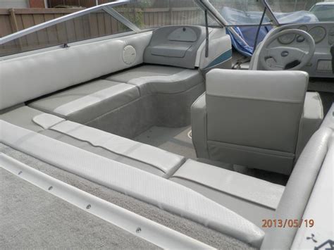Remove the old boat upholstery from the seat cushion by removing staples being careful not to damage the foam if it will be reused. diy boat interior | Psoriasisguru.com