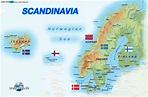 Map of Scandinavia (Region in several countries) | Welt-Atlas.de