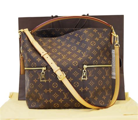 Authentic Louis Vuitton Monogram Melie Hobo Shoulder Bag E3132